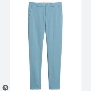 NWT Banana Republic Ryan Slim Straight Washable Wool Blend Pants Size 10 Short